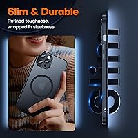 Vista 478 de TAURI Funda magnética 2 en 1 transparente para iPhone 14 Pro, compatible con Magsafe [no amarillenta] con protector de pantalla, protección de grado