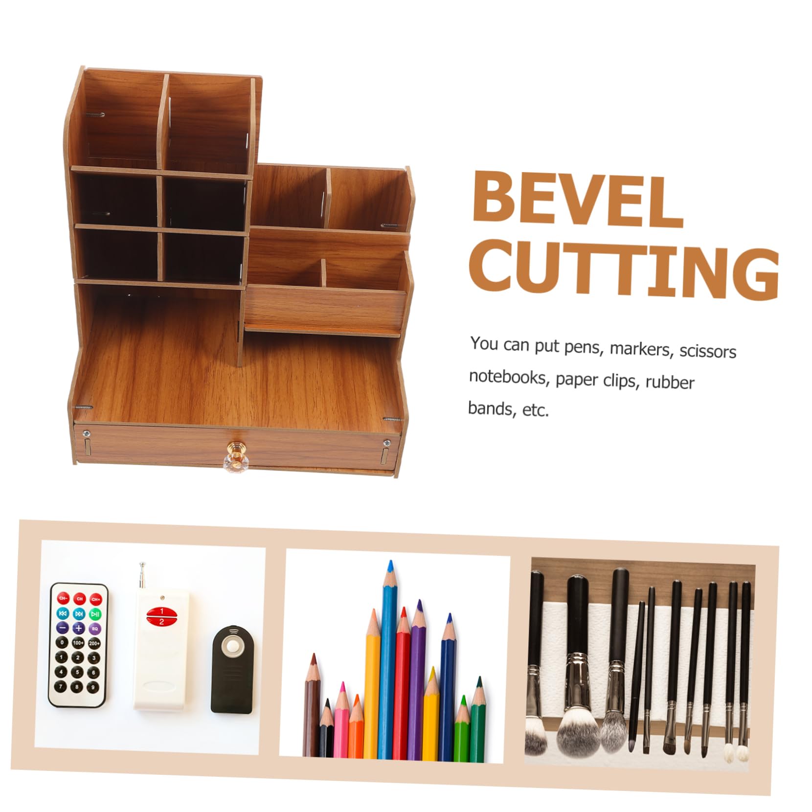 Organizer Scrivania Multifunzionale Con Scomparti Portapenne Pratico Per Casa e Ufficio Per Cancelleria e Materiale Scolastico Design Compatto e Resistente