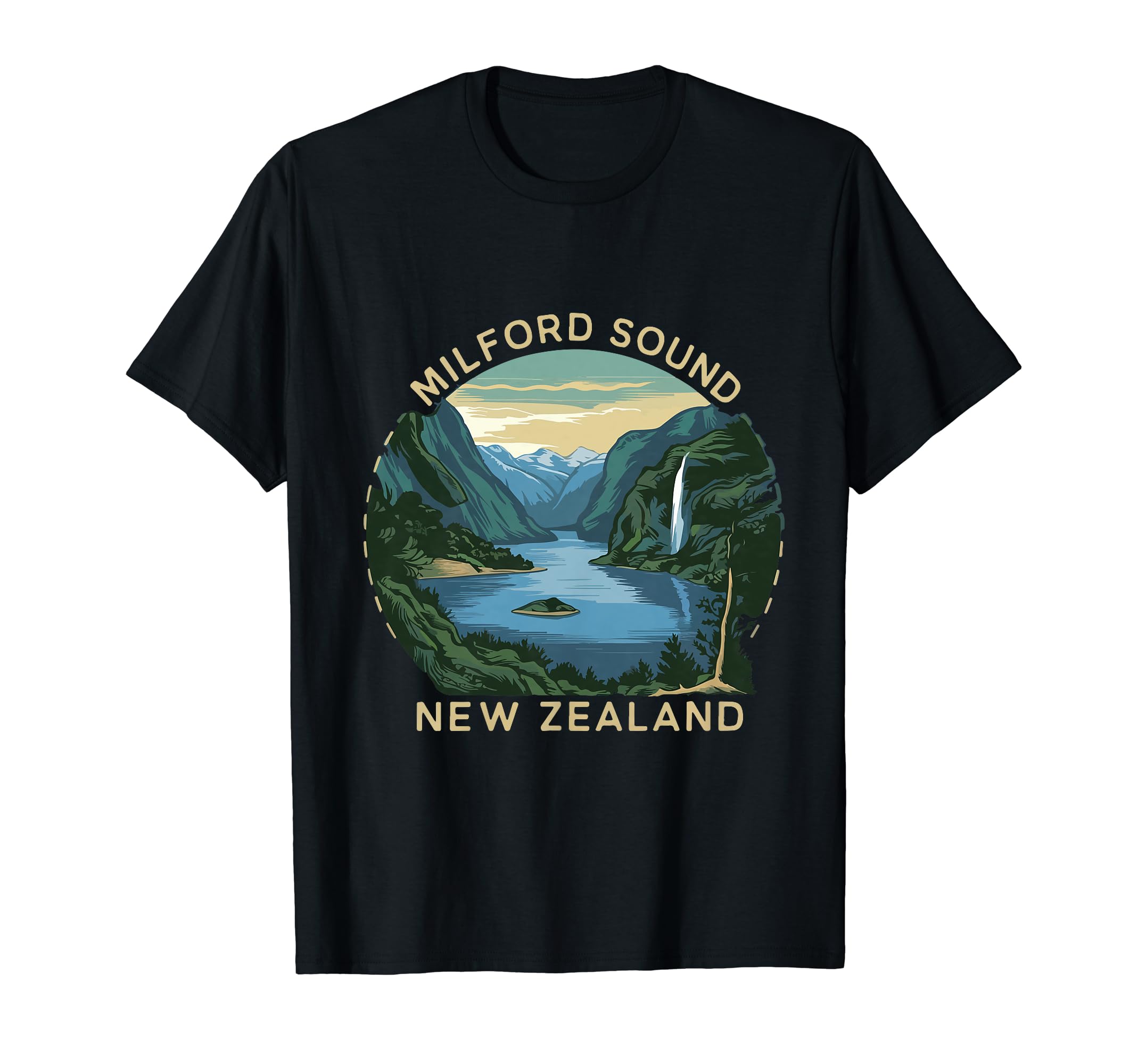 Milford Sound Fjord Hiking New Zealand SouvenirMilford Sound Costume Fjords of New Zealand Hiking T-Shirt