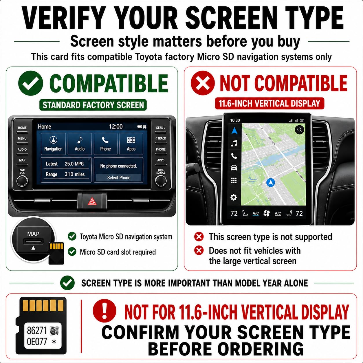 Amazon.com: ARERCO 2026 Navigation SD Card Map Update for Toyota