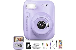 Dragon Touch Kids Instant Print Camera for Toddlers