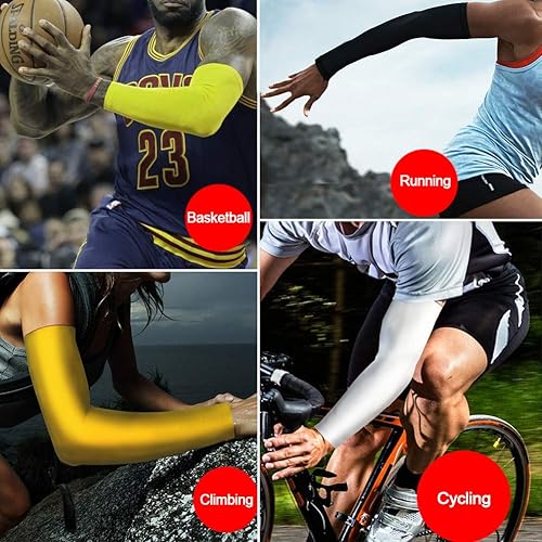 Miniatura 7 de beister Mangas de brazo con protección UV y solar para hombres y mujeres, UPF 50+, mangas de compresión deportivas refrescantes