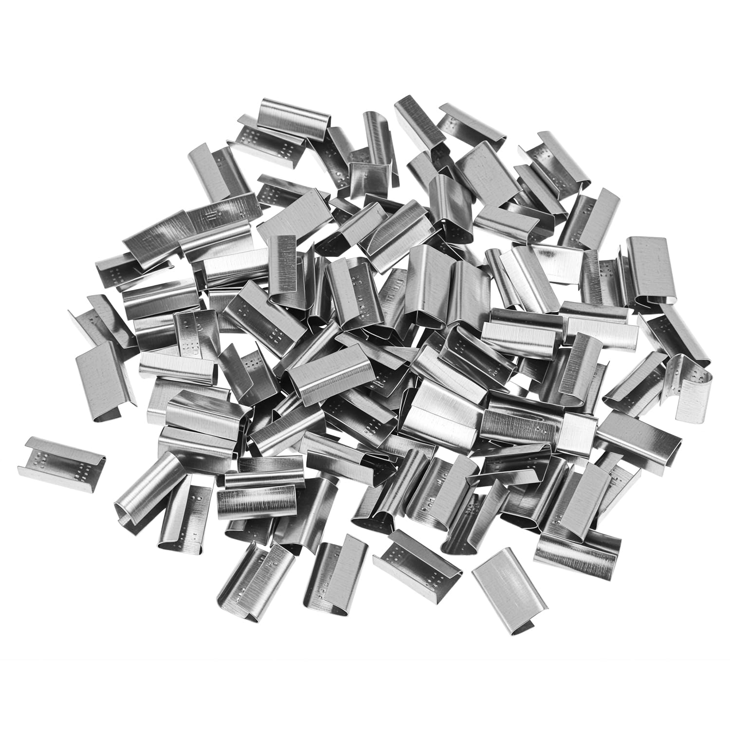 Kit di Utensili per Legatura ad Alta Resistenza per reggette in polietilene da 1/2" a 3/4", Include tenditore per reggette in polietilene, utensile per Fascette sigillanti e 200 sigilli.