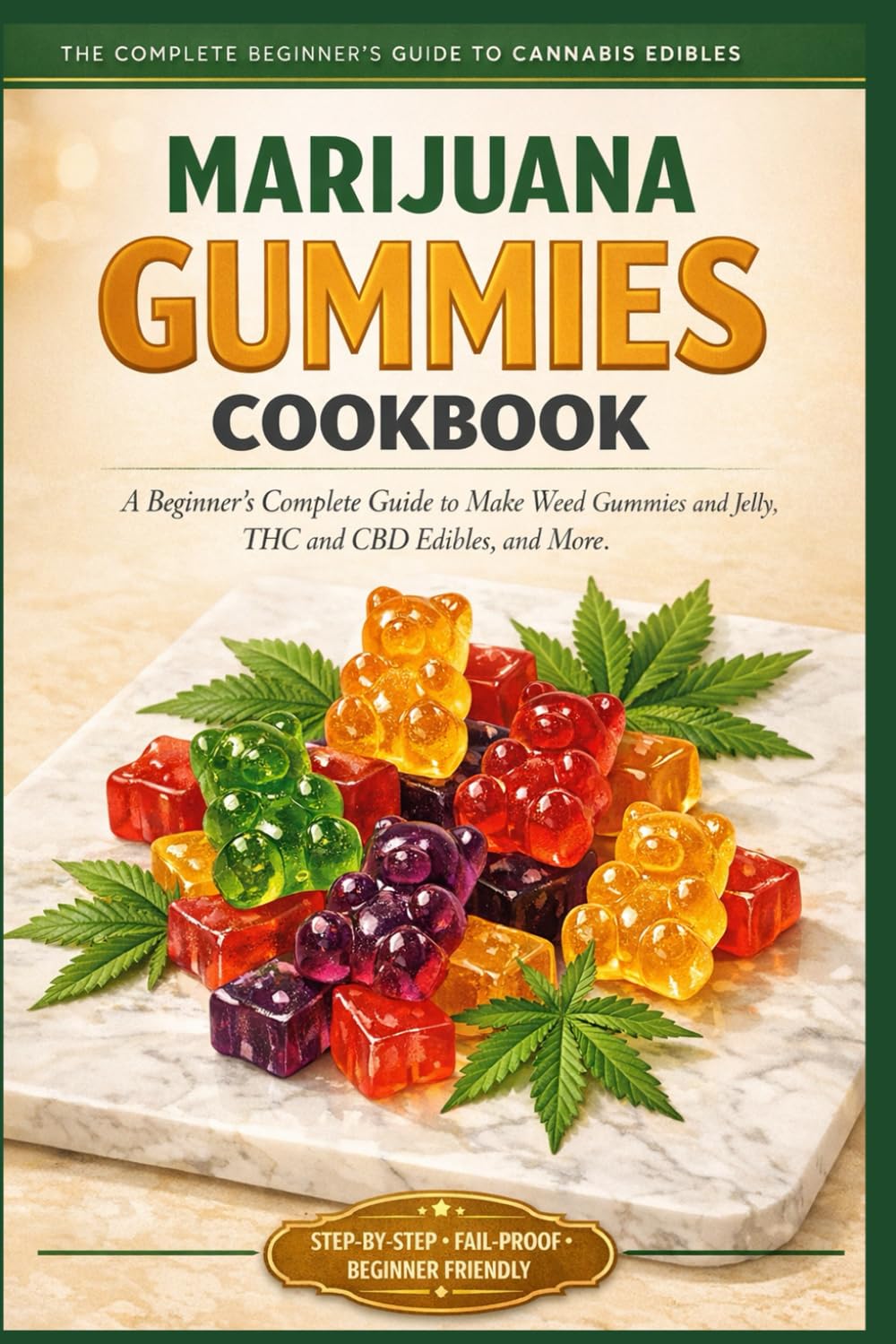MARIJUANA GUMMIES COOKBOOK: A Beginner's Complete Guide to Make Weed Gummies and Jelly, THC and CBD Edibles, and More
