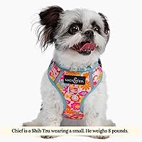 Vista 16 de Lucy & Co. Arnés para perro Midnight No-Pull – Talla M – Chaleco para dejar de tirar y caminar fácil – Cómodo producto de entrenamiento de correa