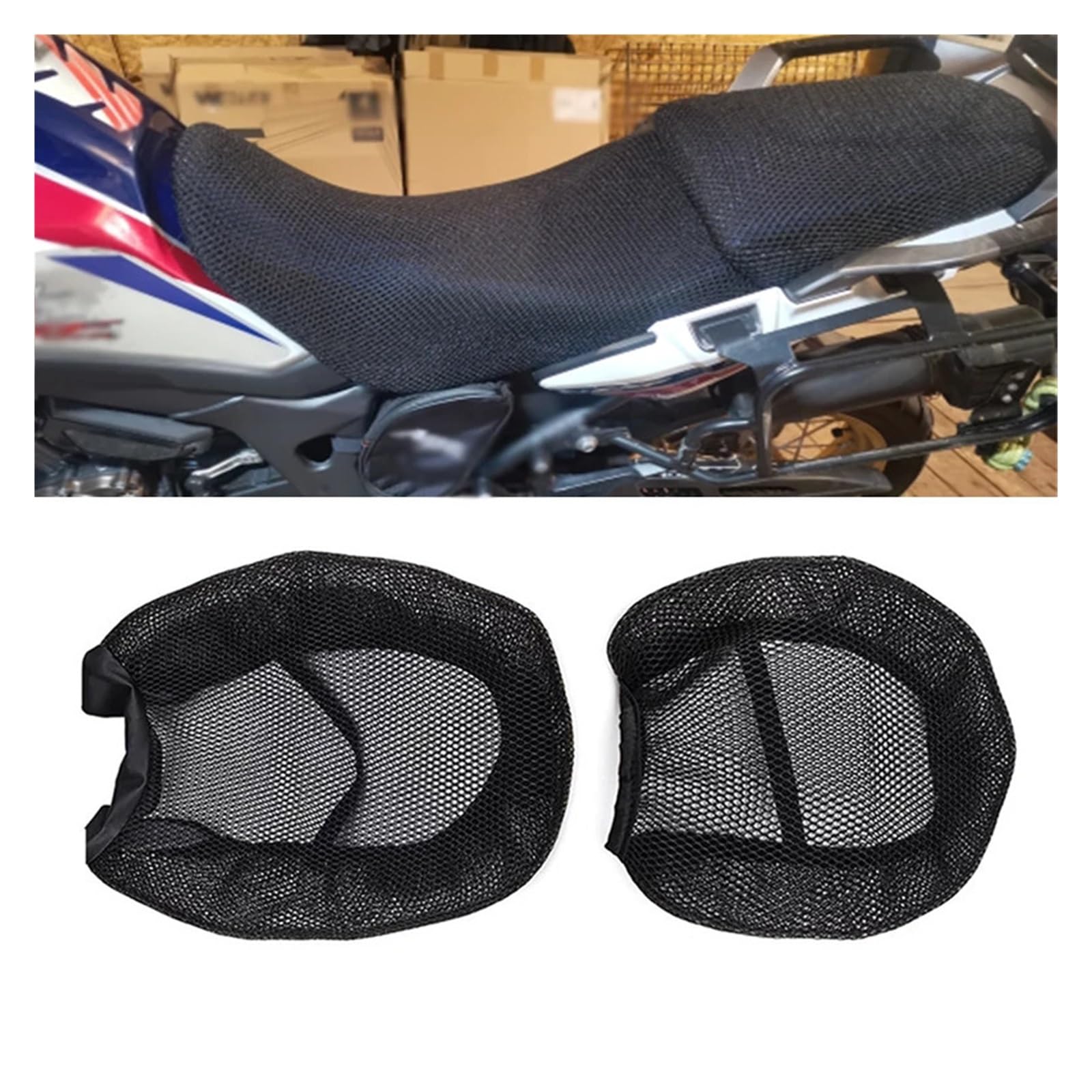 Coprisella Coprisedile Cuscino Moto Per Hond&a CRF1000L | Coprisedile Con Cuscino Protettivo Per Moto Per Hond&a CRF1000L AFRICA TWIN ADVENTURE Coprisedile