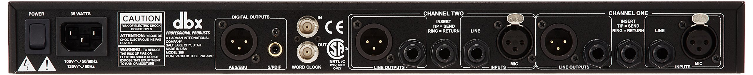 Amazon.co.jp: 【国内正規品】 dbx 2chマイクロホン・プリアンプ