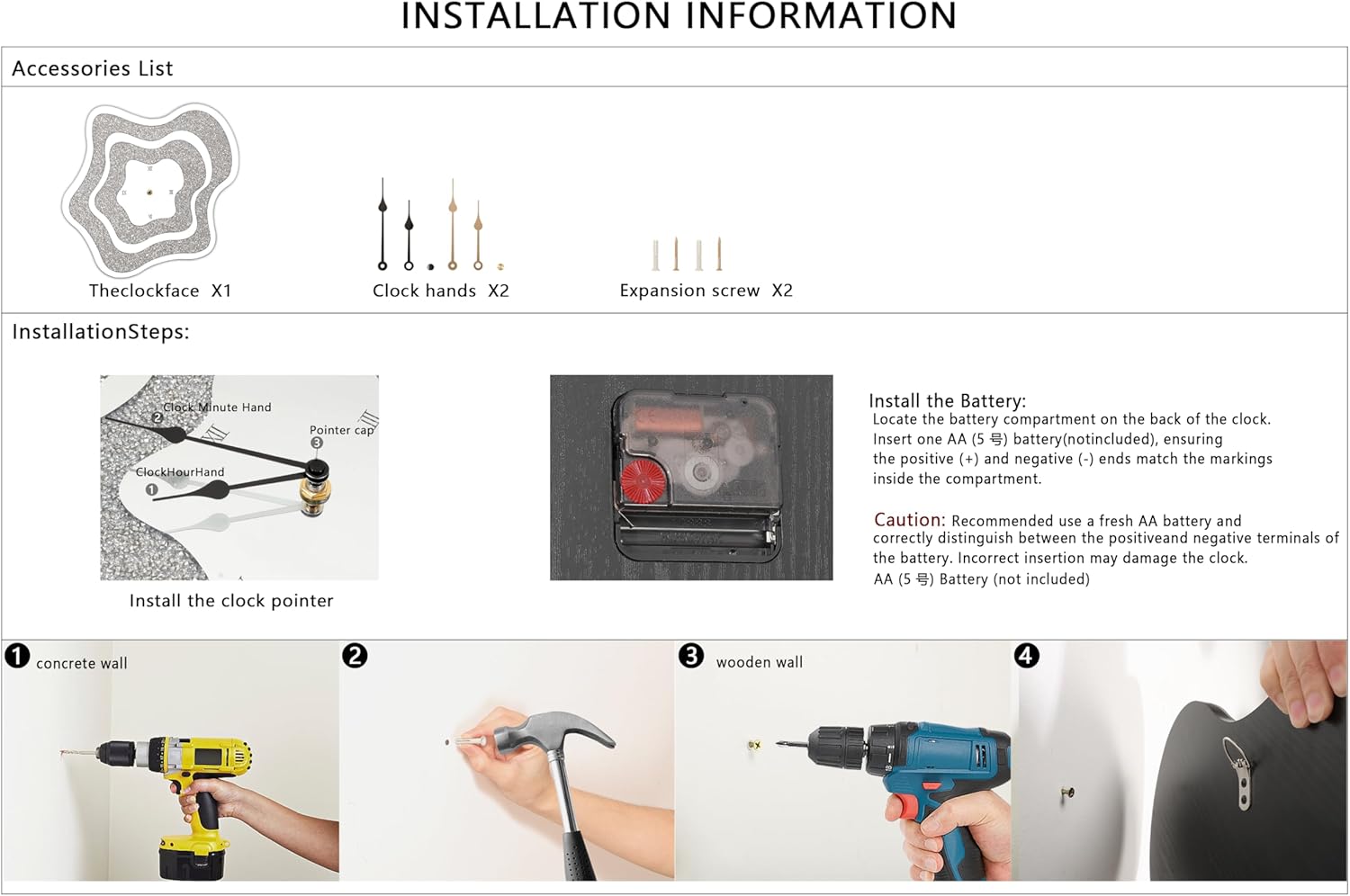 Crushed Diamond Mirrored Wall Clock Silver Modern Crystal Clocks for Bedroom Unique Home Decorative Glass Mirror Hanging Clock for Living Room Office Dining Decor