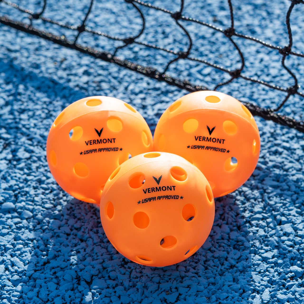 Indoor & Outdoor Tournament Pickleball Set | Consistent Flight 26/40 Hole Balls | USAPA Approved | High Visibility Yellow & Orange [3/6/12/150 Pack]