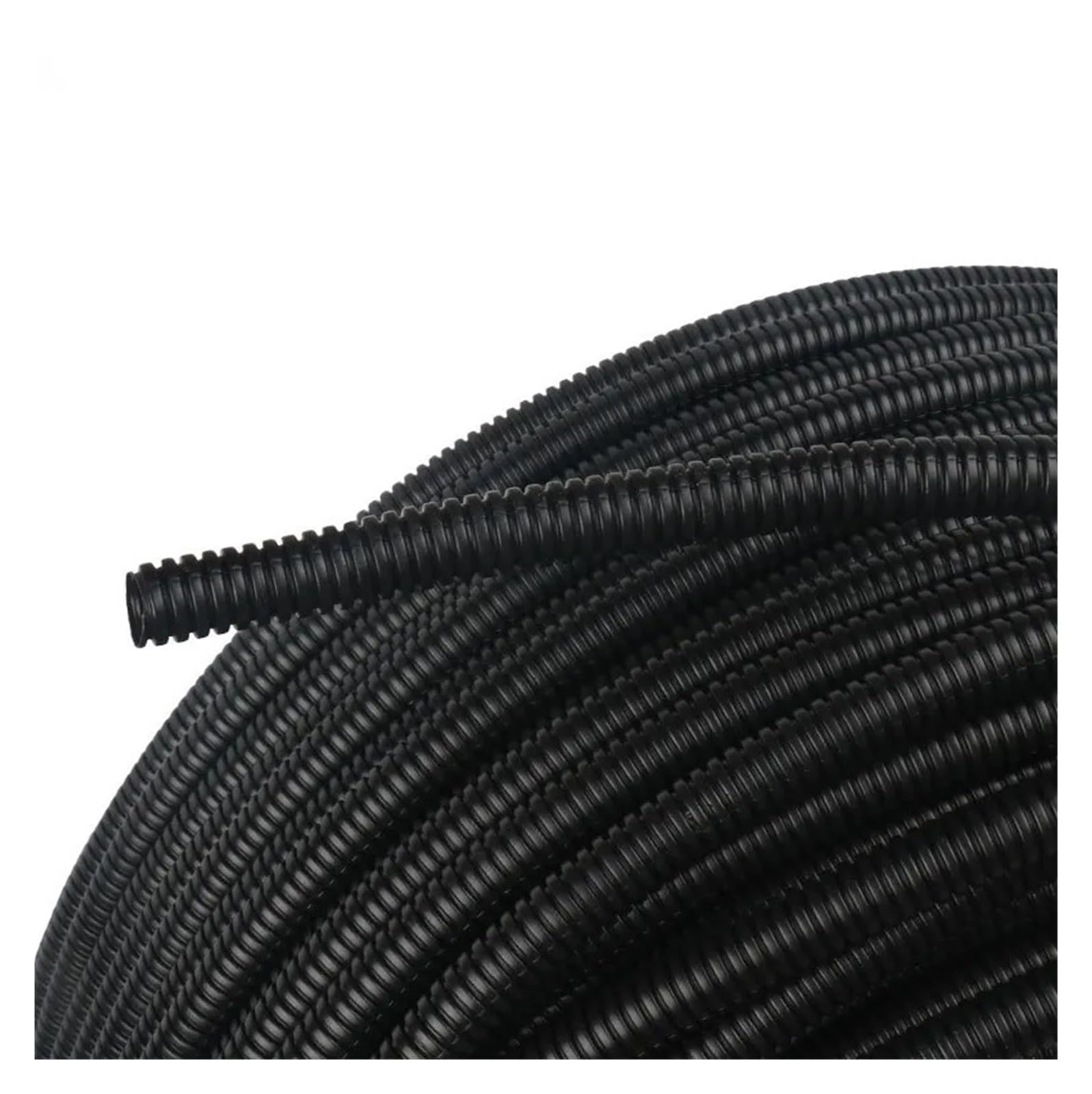 Tubo flexible, Tubo de plástico corrugado, Aislamiento de tuberías, carcasa de arnés de cables, carcasa corrugada(50m,OD7.5mm opening)