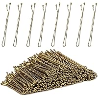 Vista 13 de Tbestmax 300 alfileres de pelo en forma de U, para ballet, red de pelo para mujer, 2.8 in, color negro