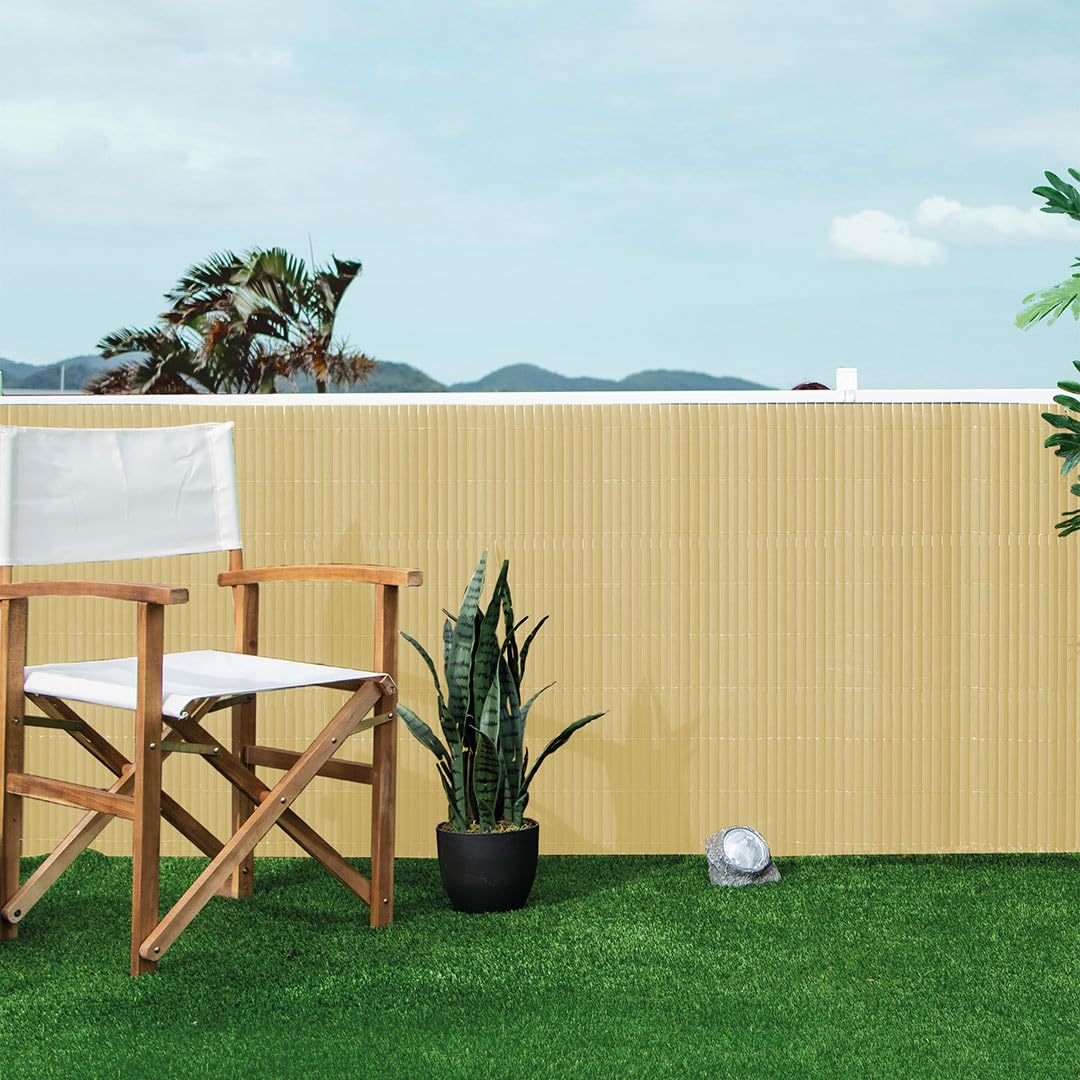 Nortene Cañizo Pvc Lite Doble Cara 16mm Caña Natural Exterior 2X3 M