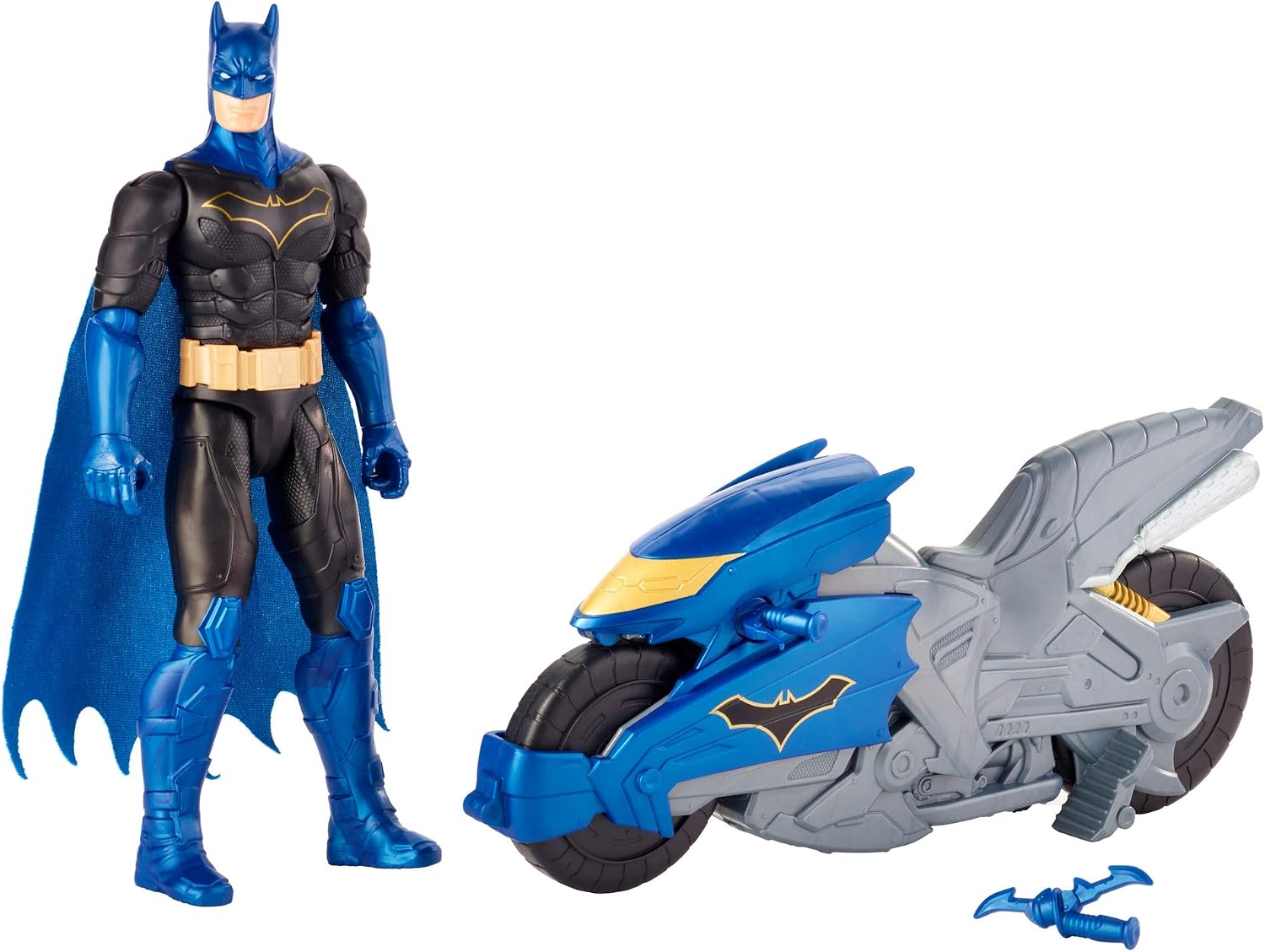 DC Comics Batman Missions Batman 12" Figure & Batcycle