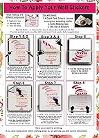 Vista 7 de Letrero para puerta de dormitorio principal, calcomanías de vinilo removibles, decoración de habitación, letrero de corazón de amor