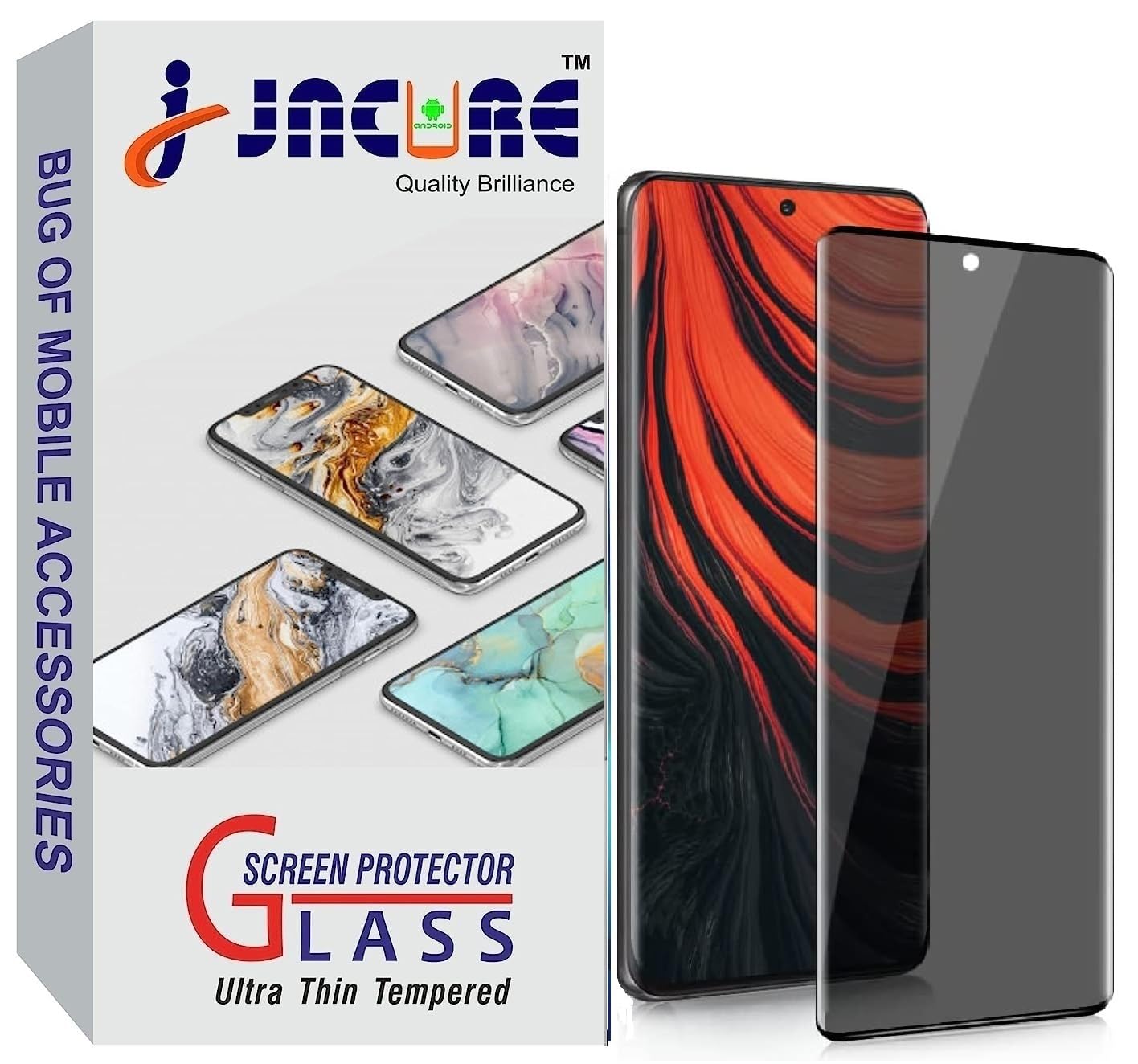 Jacure Compatible For Redmi Note 13 Pro Plus Privacy Tempered Glass Screen Protector 3D Curved HD Anti-Spy Pack of 1 - Black (B0D66GJT7W) Amazon Price History, Amazon Price Tracker