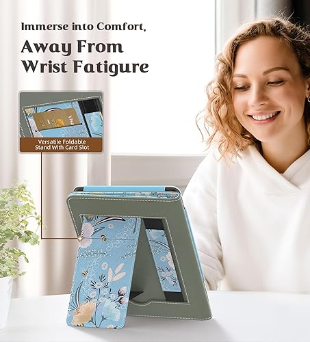 Miniatura 3 de MoKo Funda compatible con Kindle de 6 pulgadas (11 generación, versión 2022)Kindle (10 generación, 2019)Kindle (8 generación, 2016), carcasa de