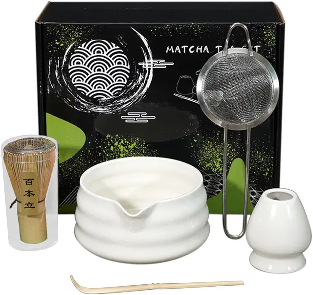 Matcha Set 5 Pieces | Complete Tea Ceremony Kit for Beginners & Experts