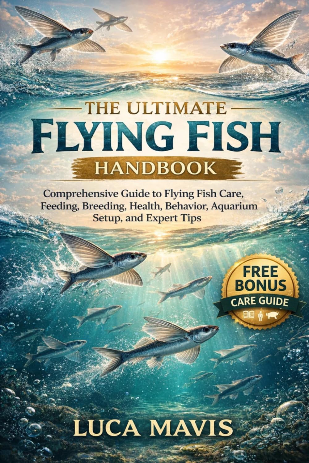 THE ULTIMATE FLYING FISH HANDBOOK: Comprehensive Guide to Flying Fish Care, Feeding, Breeding, Health, Behavior, Aquarium Setup, and Expert Tips