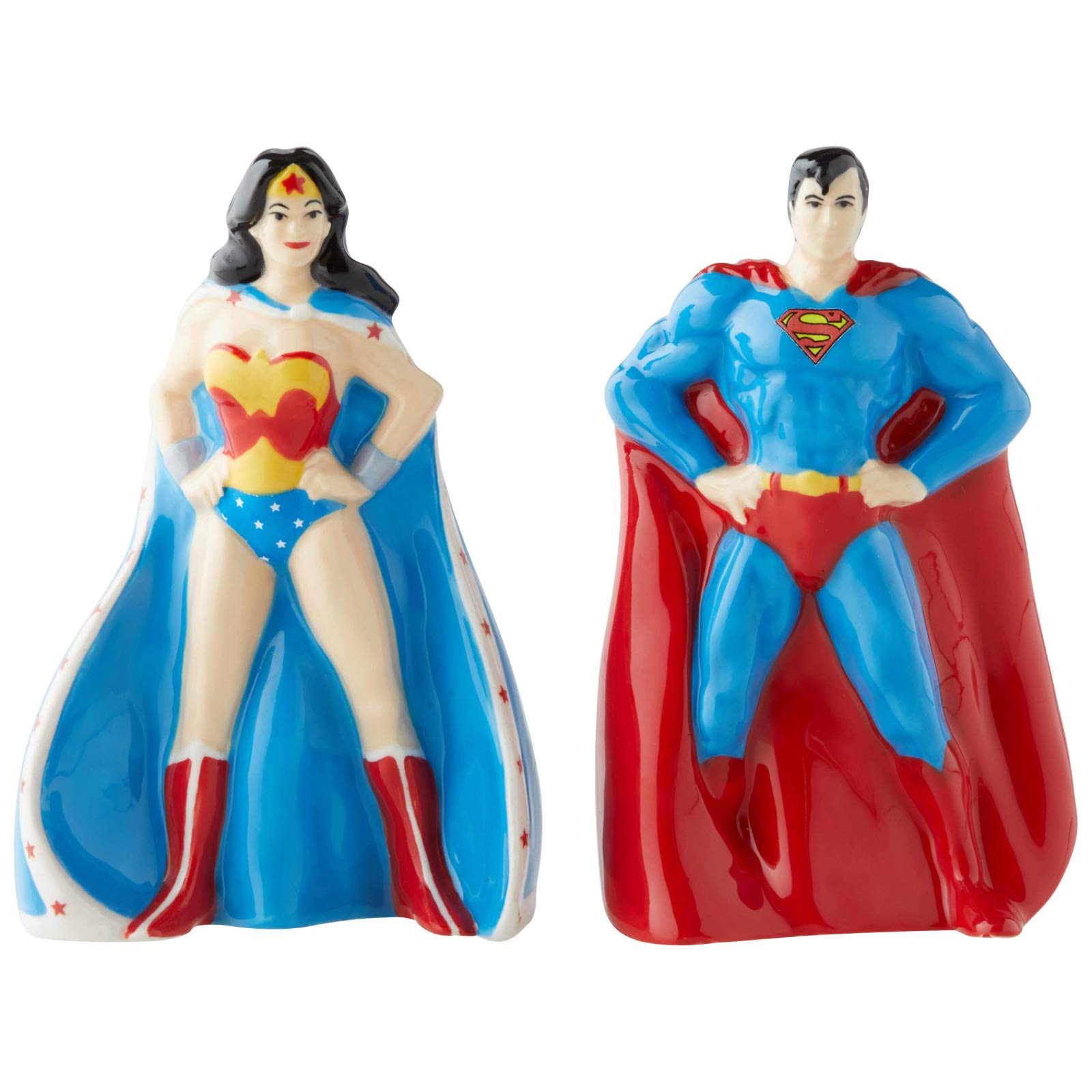 Salière et poivrière Joker et Harley Quinn en céramique peinte Enesco DC Comics de luxe