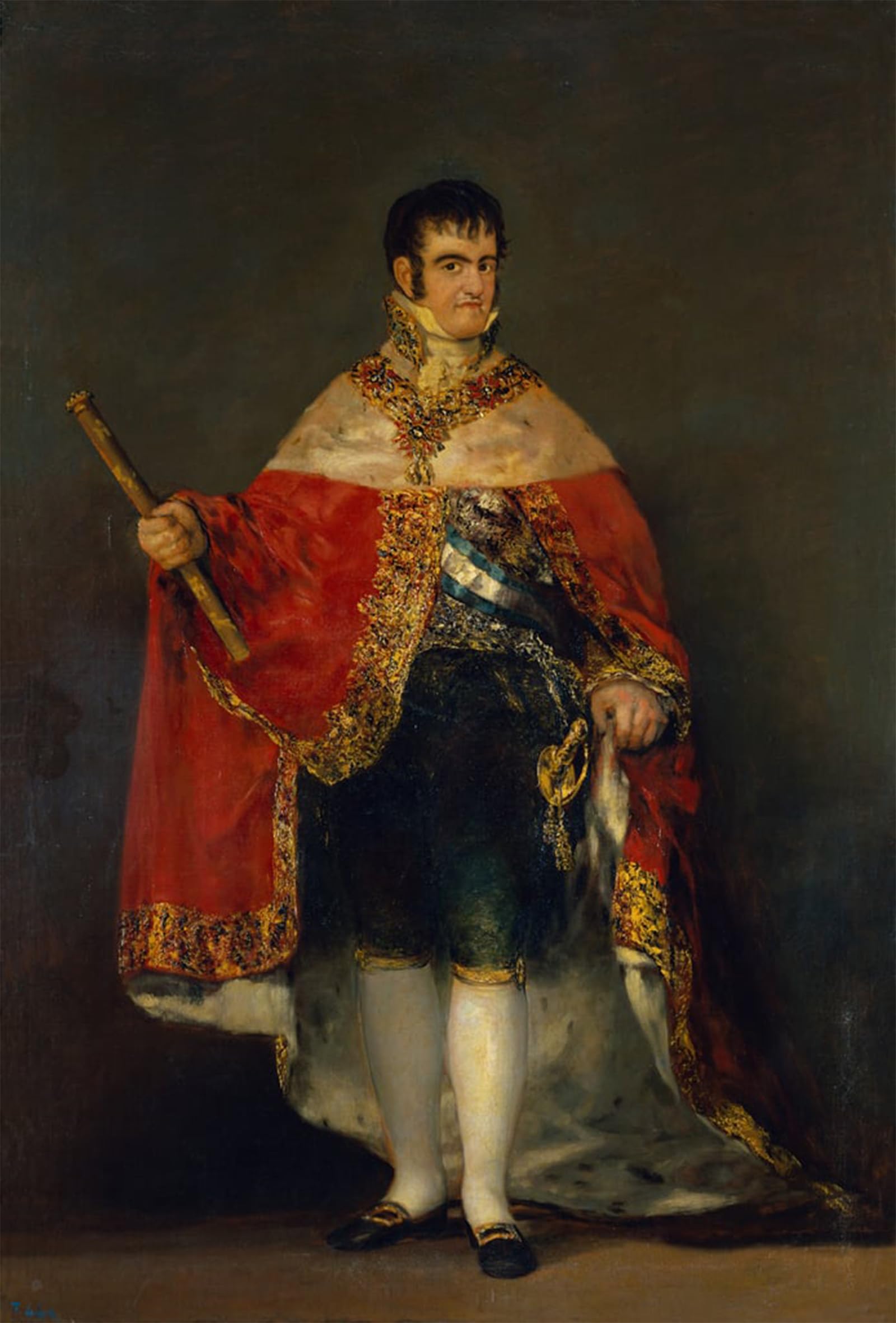 POSTERIIk Famous Print Pop Art Wall Art Graffiti Portrait of Ferdinand Vii by Francisco De Goya Art Prints for Home Decor 60x90cm