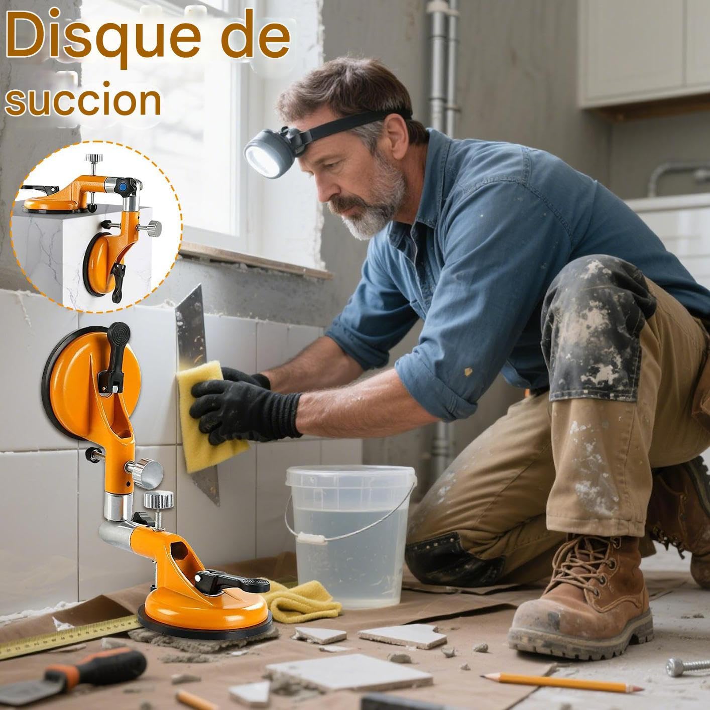 Ventose pesanti Alluminio Regolabili Sollevamento Movimentazione Fissaggio | aspirante da pavimento pesante movimentazione fissaggio per pavimenti porte
