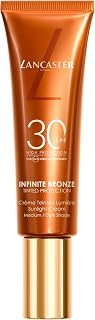 LANCASTER Infinite Bronze Protection Sunlight Cream | Base de maquillaje con protección solar de SPF30 | Tono medio/oscuro | 50 ml