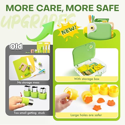 Miniatura 4 de Actualizado Juego de cocina para niños pequeños con caja de almacenamiento, juego de cocina para niños, material de polipropileno seguro,
