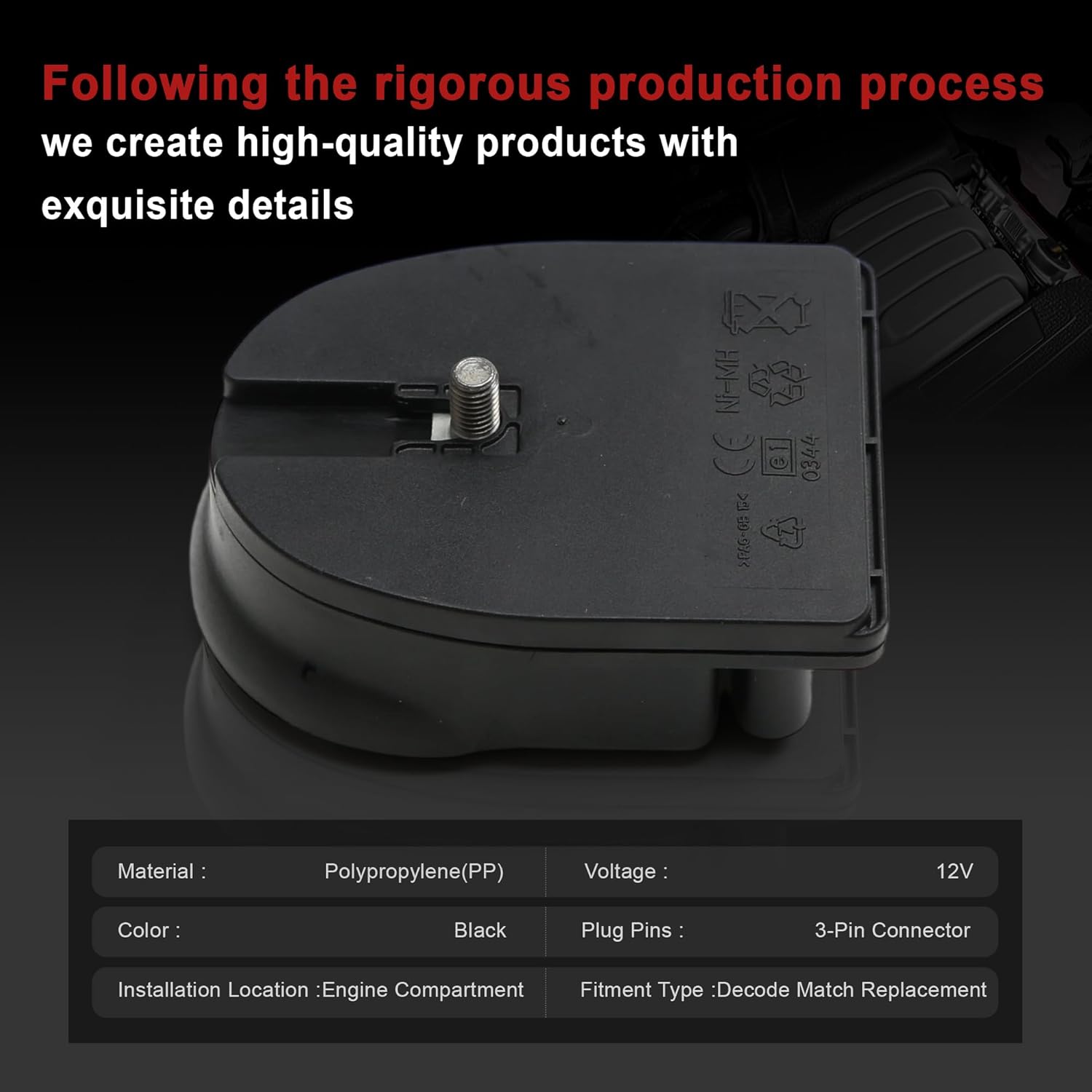 8L0951605 8L0951605A Car Alarm Siren Replacement for Audi A4 S4 Avant A8 S8 Quattro RS4 Seat Exeo