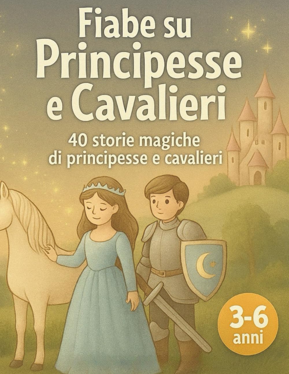 Fiabe su Principesse e Cavalieri: Fiabe magiche illustrate in stile pastello per bambini 3–6 anni | Coraggio, amicizia e gentilezza (Fiabe Educative Illustrate (3–6 anni))