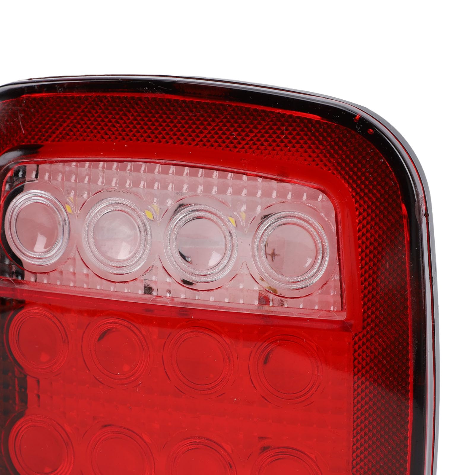 Zestaw Czterech Uniwersalnych Lamp Tylnych LED 16, LED światło Stopu, Hamulca, Kierunkowskazu, Tylny Sygnalizator, Wielofunkcyjne Oświetlenie Sygnalizacyjne 12V dla Ciężarówek,