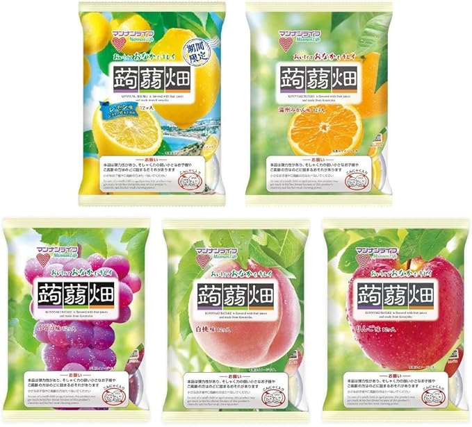 Amazon マンナンライフ 蒟蒻畑 5種 レモン味 温州みかん味 ぶどう味 白桃味 りんご味 25g 12個 合計5袋 マンナンライフ ゼリー 通販 Amazon マンナンライフ 蒟蒻畑 5種 レモン味 温州みかん味 ぶどう味 白桃味 りんご味 25g 12個 合計5袋 マンナンライフ ゼリー 通販