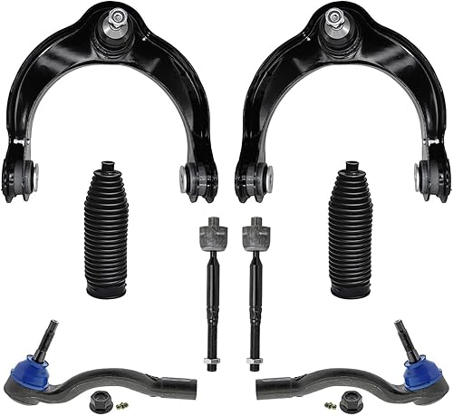 Miniatura 201 de Detroit Axle - Kit de suspensión frontal de 8 piezas para Chevy Aveo Aveo5 Pontiac G3 Wave Wave5 Suzuki Swift+ 2 brazos de control inferiores con