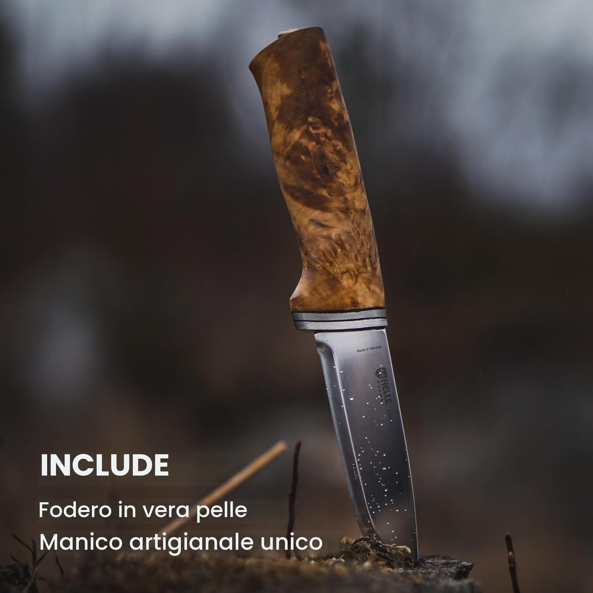 Helle 160411 - Coltello Alden, colore: Marrone