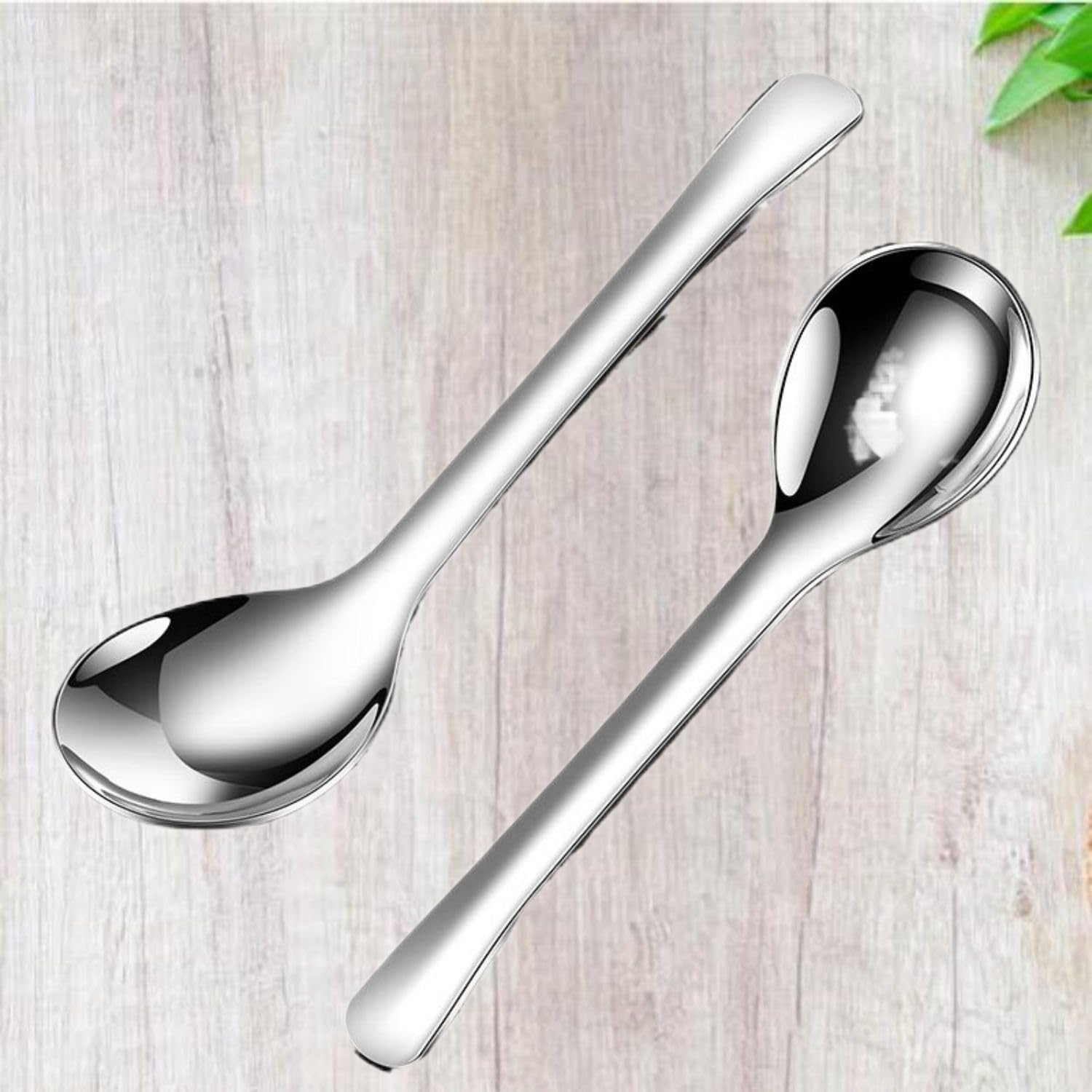 316不锈钢大号勺子Stainless Steel Long handled soup spoons，Spoons