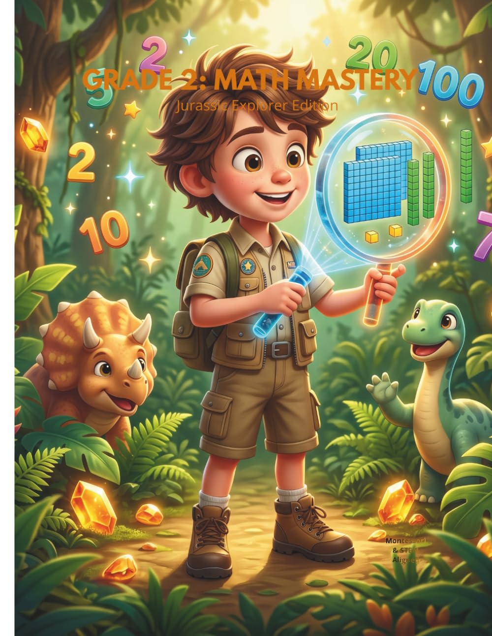 GRADE 2 MATH MASTERY: A Prehistoric Math Adventure for Kids Ages 7-8