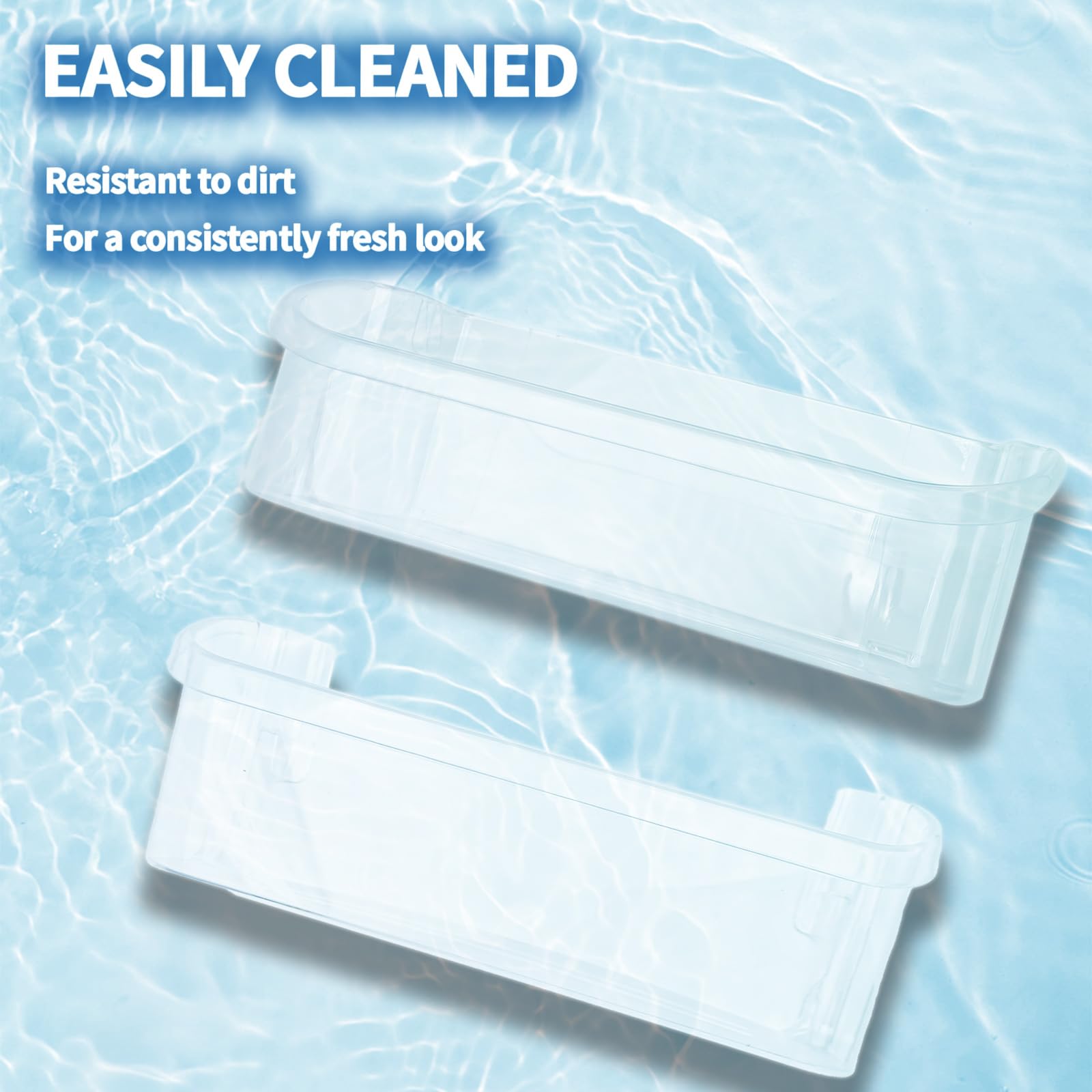 UPGRADED 2-Pack 240356402 & 240323002 Refrigerator Door Bin Replacement Part, Compatible with Frigidaire & Kenmore PS429725 AP2115742 FGHS2631PF4A FGHS2655PF5A Refrigerator Door Shelf