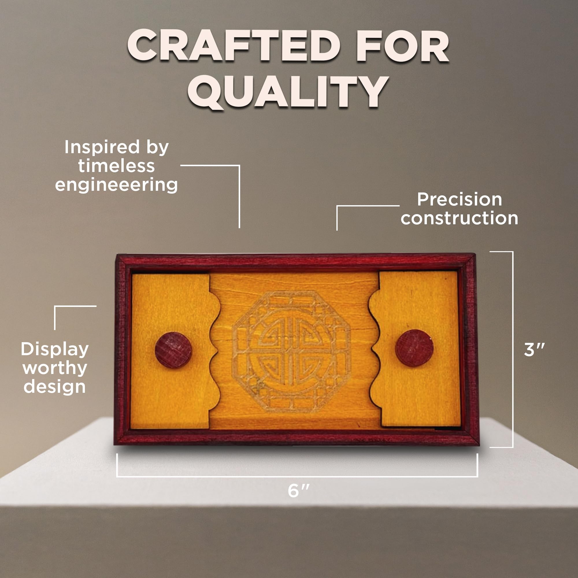 Project Genius Emperor's Chest Gift Box Puzzle Brain Teaser Box