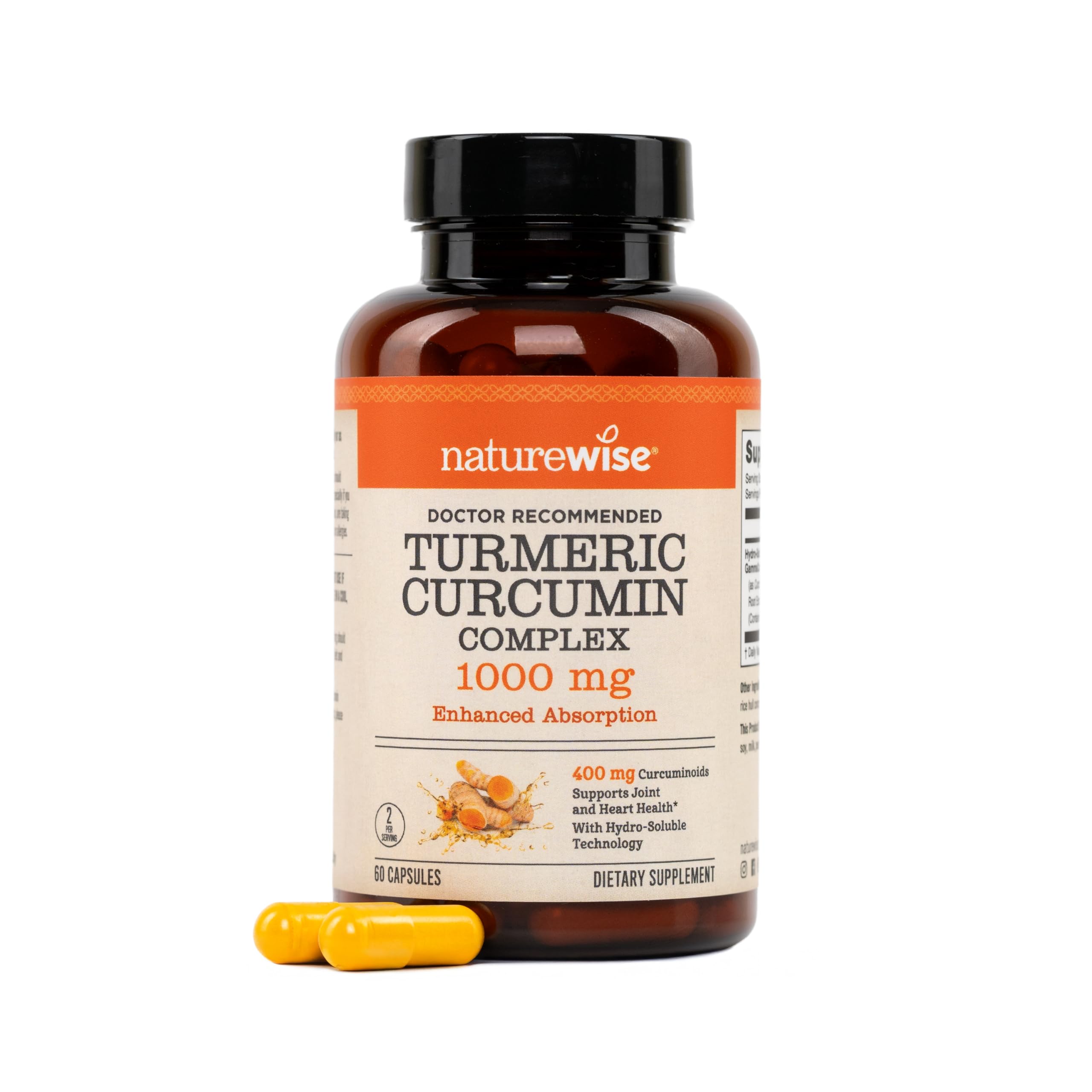 NatureWise Extra Strength Turmeric Curcumin 1000mg
