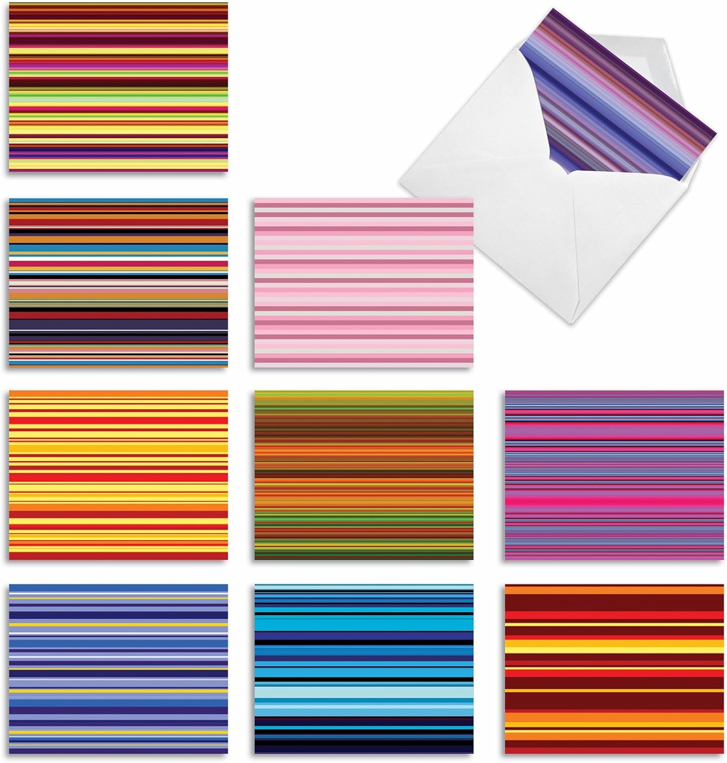 Amazon.com : The Best Card Company - 10 Boxed All Occasion Cards with ...