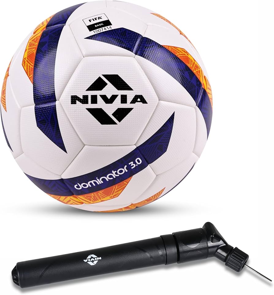 Buy Nivia Dominator 3.0 Football with Ball Pump, Match Ball, 32
