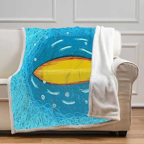 Illustrator Cobijas Calientes para Invierno - Manta de otoño de microfibra para sofá, cama, sofá, tamaño 47 x 59 pulgadas