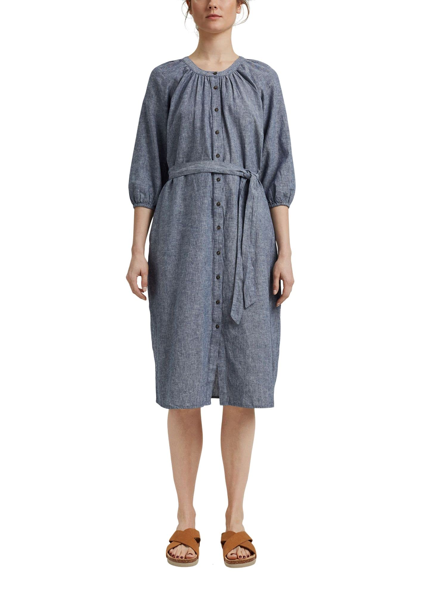 Esprit Women's 405/Dark Blue 041Ee1e307 Dress, 38 Regular