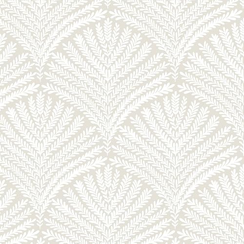 Ismoon Papel tapiz moderno para despegar y pegar, papel tapiz geométrico extraíble, papel tapiz bohemio gris, papel de contacto con hojas