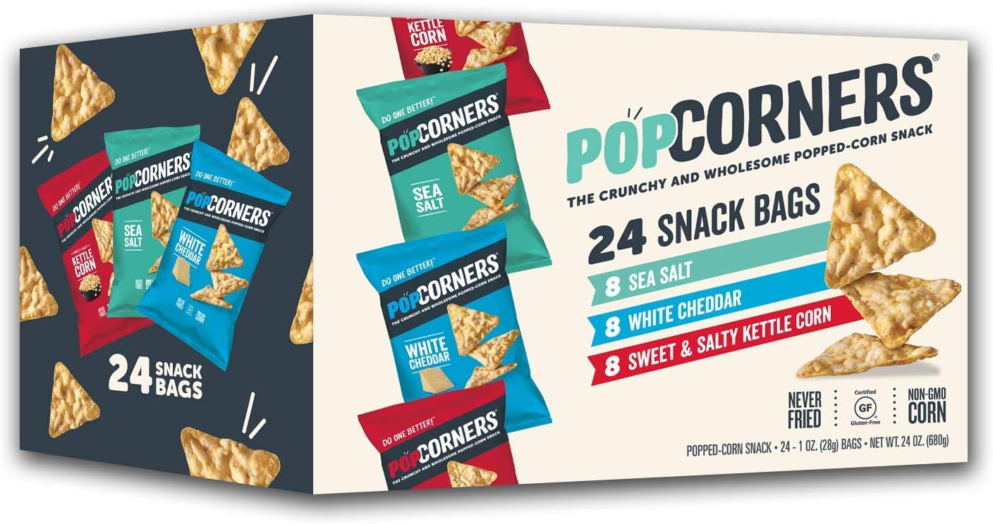 Amazon Popcorners Variety Pack ポップコーナーズ バラエティーパック 1 1oz X24袋入り Popcorners スナック菓子 通販 Amazon Popcorners Variety Pack ポップコーナーズ バラエティーパック 1 1oz X24袋入り Popcorners スナック菓子 通販