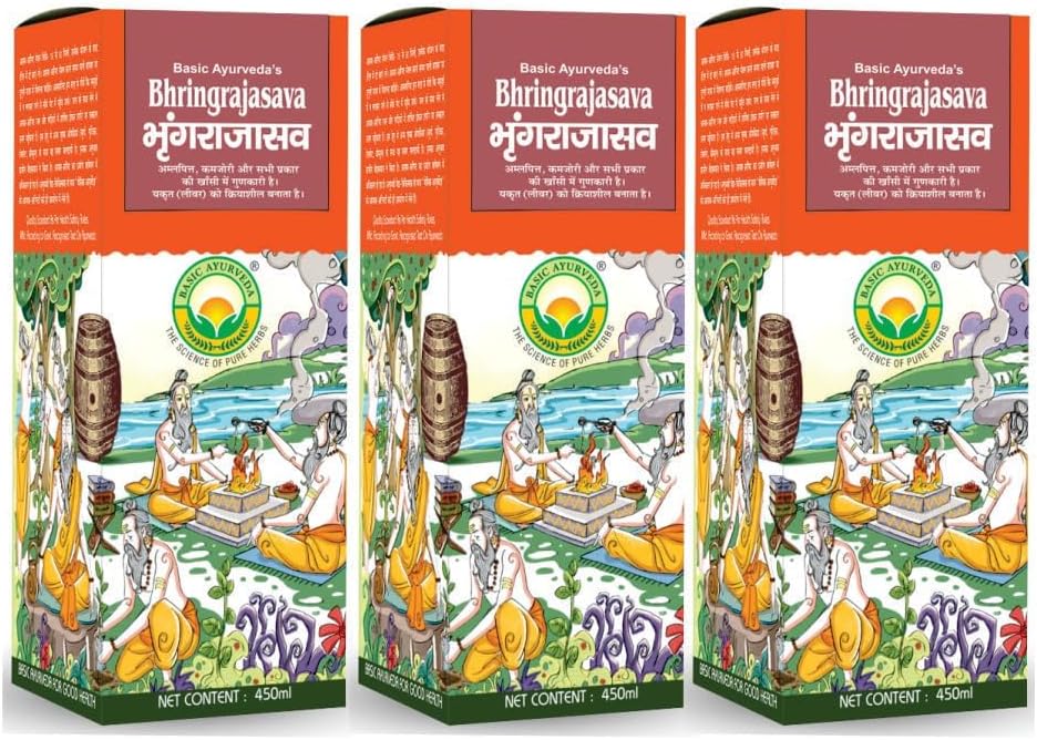 Basic Ayurveda Bhringrajasava Certified Organic 100