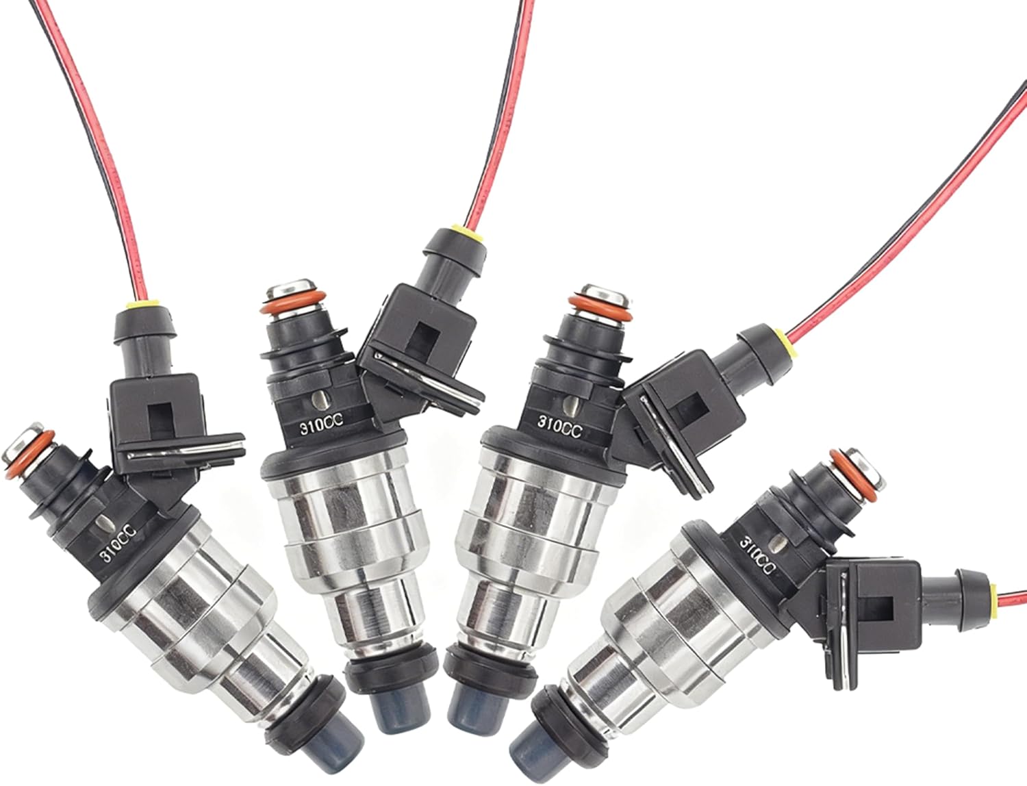 SET 4PCS 310cc Fuel Injectors Fit For Honda OBD1 OBD2 B16 B18 B20 D15 D16 D18 F22 H22