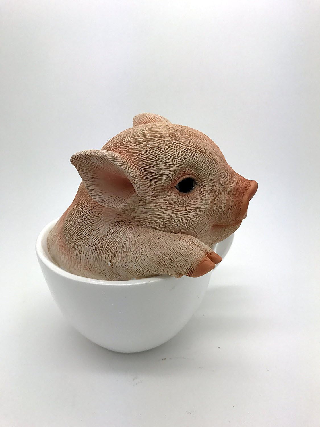 Pacific Giftware Adorable Teacup Pig Pet Pals Collectible Figurine 5.75 Inches image 3