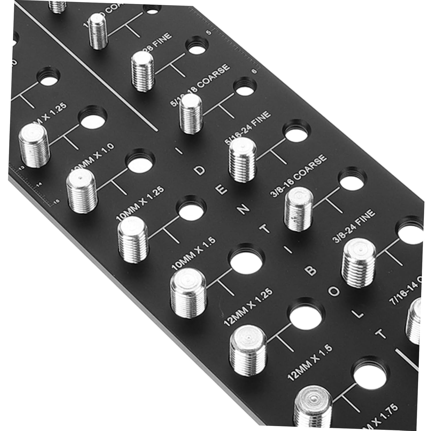 Thread Gauge Tool Screw and Bolt Thread Checker with Metric Standard for Mechanics and DIY Projects Compact and Portable Design