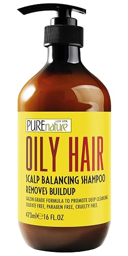 PURE NATURE LUX SPA Oily Hair Shampoo 16 Fl Oz