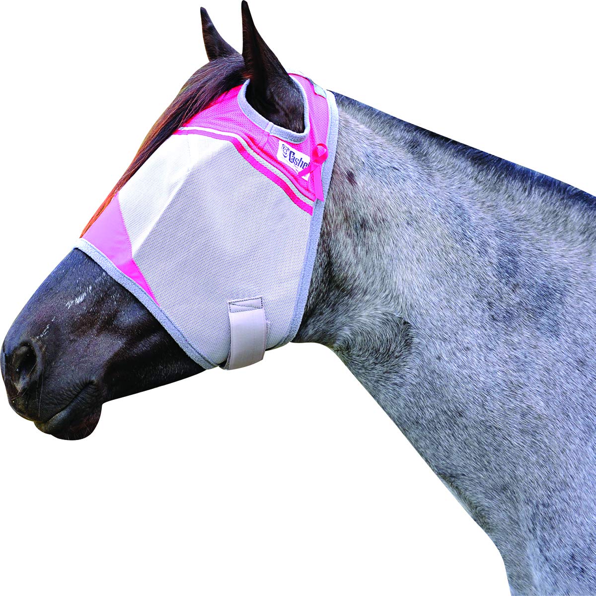 Cashel Crusader Standard Fly Mask with Pink Trim, Benefits B